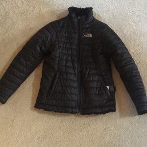 Girls Reversible Mossbud Swirl Jacket!